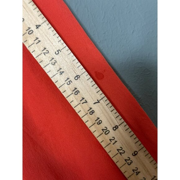 J CREW Women’s 4 Coral LUCINDA Silk Long Sleeve Button Up Top Blouse - Picture 7 of 12